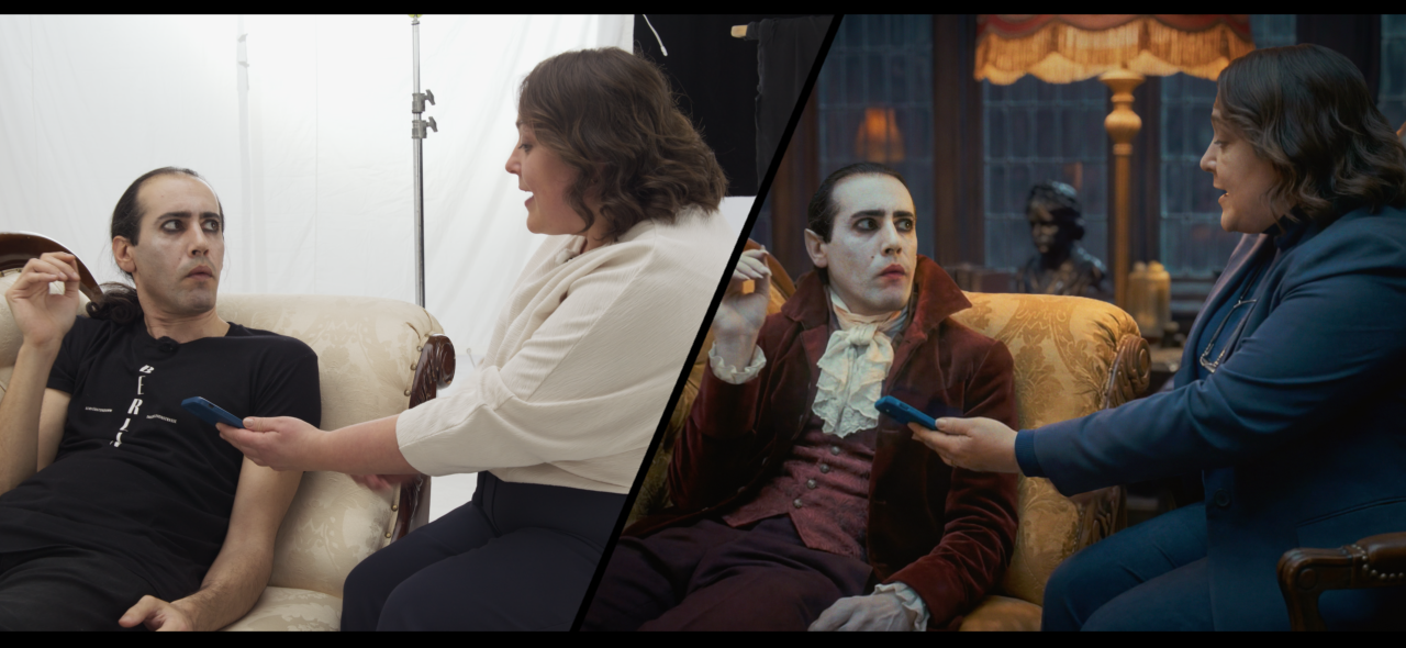 Side by side of Indeed Vampire film