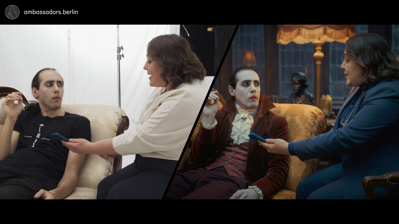 Side by side of Indeed Vampire film